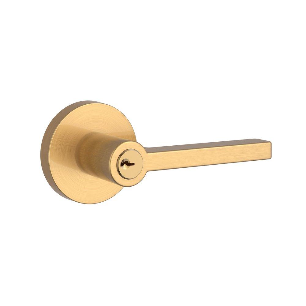 Baldwin Lifetime PVD Satin Brass Lever 