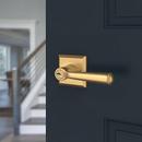 Baldwin Lifetime PVD Satin Brass Lever 