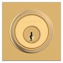 Baldwin Lifetime Satin Brass Keyed Entry Cylinder and Deadbolt in Lifetime Satin Brass 