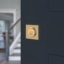 Baldwin Lifetime Satin Brass Keyed Entry Cylinder and Deadbolt in Lifetime Satin Brass 