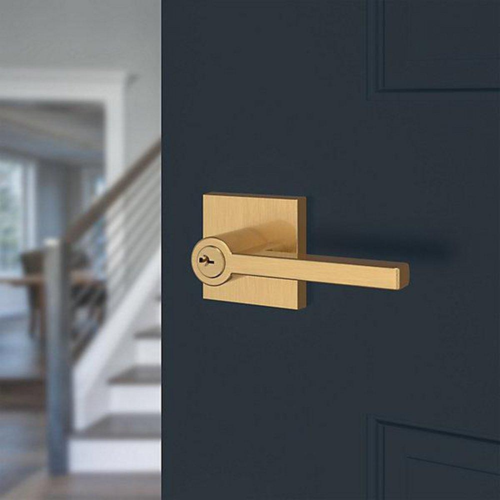 Baldwin Lifetime PVD Satin Brass Lever 