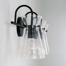 Capital Lighting Matte Black 300W 3-Light Medium E-26 Vanity Fixture 