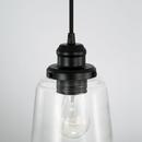 Capital Lighting Matte Black 100W 1-Light Medium E-26 Incandescent Pendant 