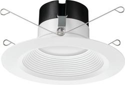 4-1/8 x 3-2/3 in. 10.5W LED Recessed Housing & Trim in Matte White
