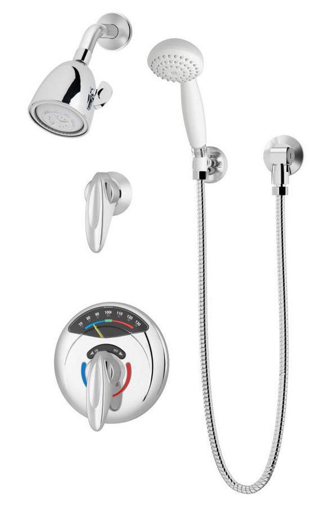 Symmons Industries Polished Chrome Single Handle Single Function Shower System 