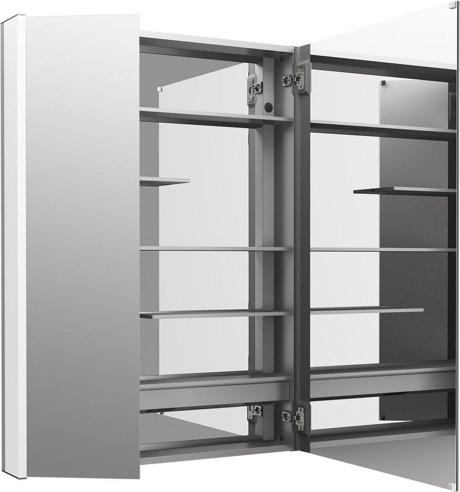 KOHLER Dark Anodized Aluminum 31-13/16 x 40 in. Surface Mount Medicine Cabinet 