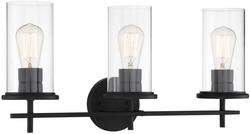3-Light Wall Sconce in Clear