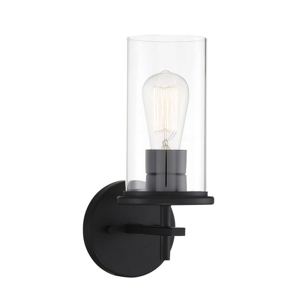 1-Light Wall Sconce in Coal 