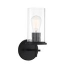 1-Light Wall Sconce in Coal 