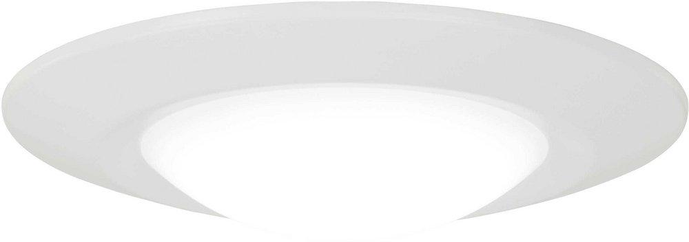 Minka Lavery White 7-1/2 in. LED Flush Mount Ceiling Fixture 