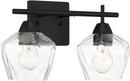 2-Light Vanity Fixture in Clear 