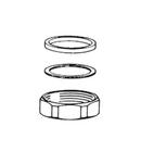 Sloan Valve Polished Chrome Coupling Accessory 