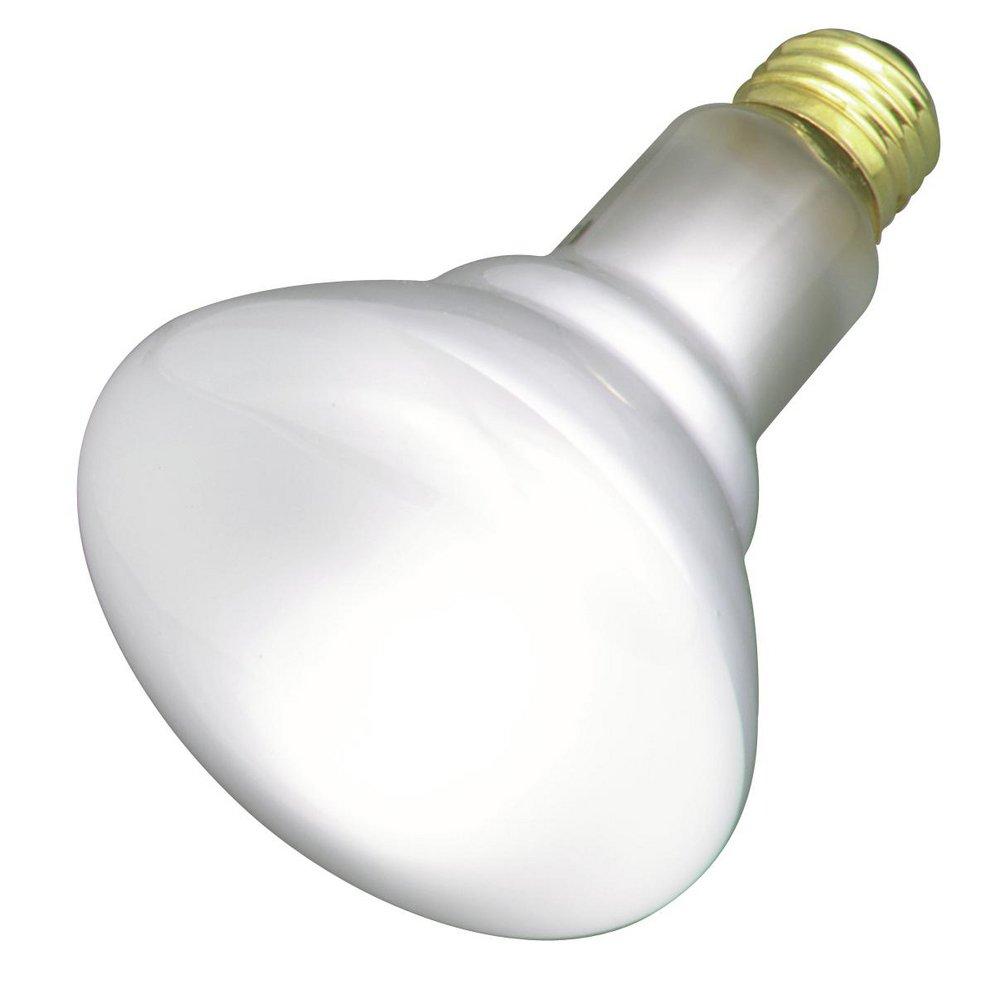 SATCO Frosted BR30 Dimmable Incandescent Light Bulb with Medium Base 