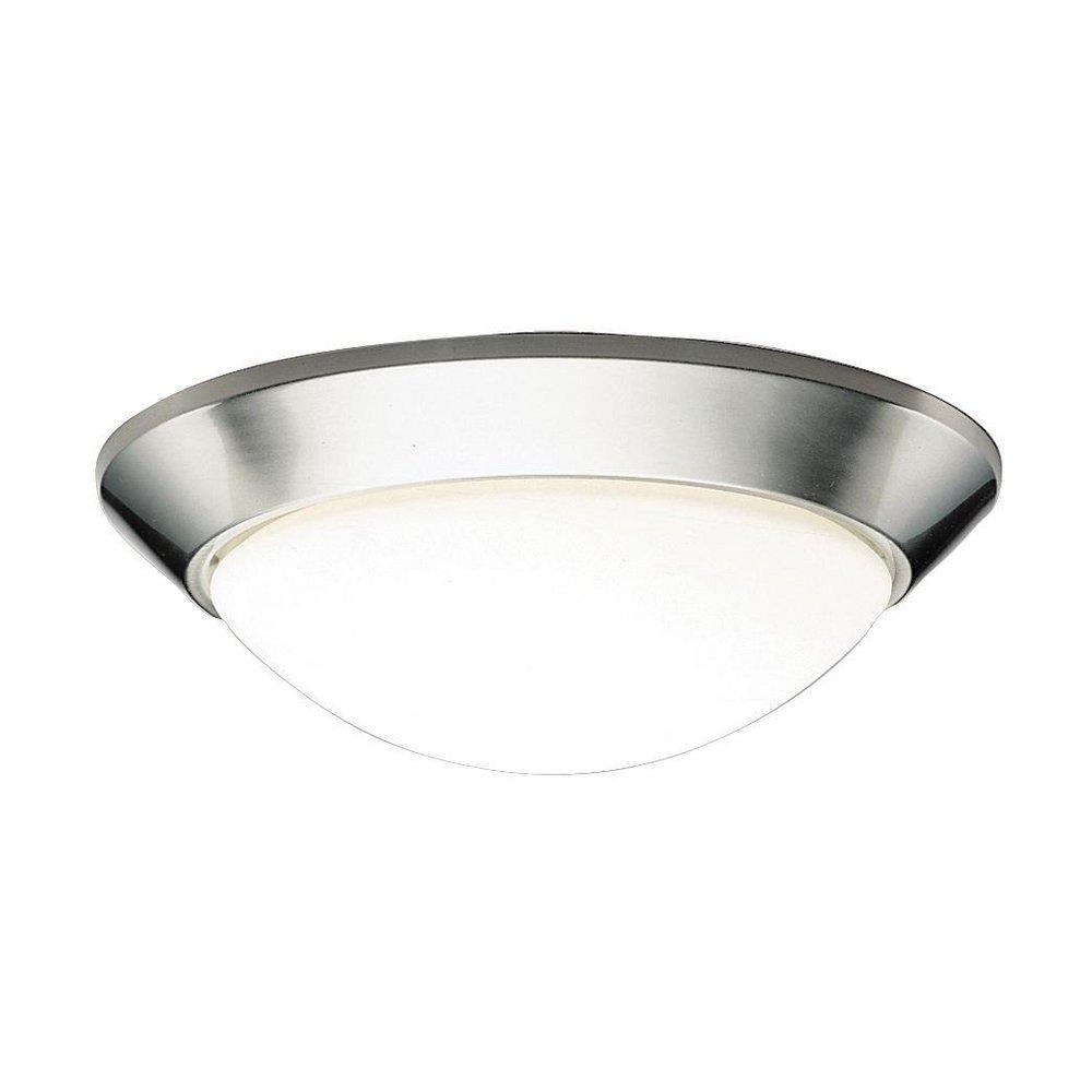 Kichler Lighting Brushed Nickel 75W 2-Light Medium Base Incandescent Ceiling Light 