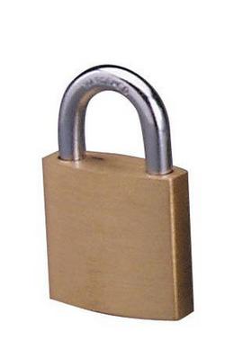 3/4 in. V-Line Brass Padlock