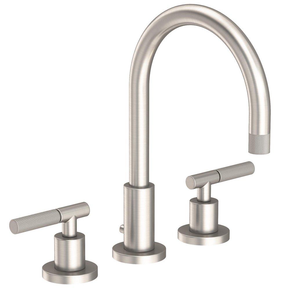 Two Handle Widespread Bathroom Sink Faucet in Satin Nickel - PVD 