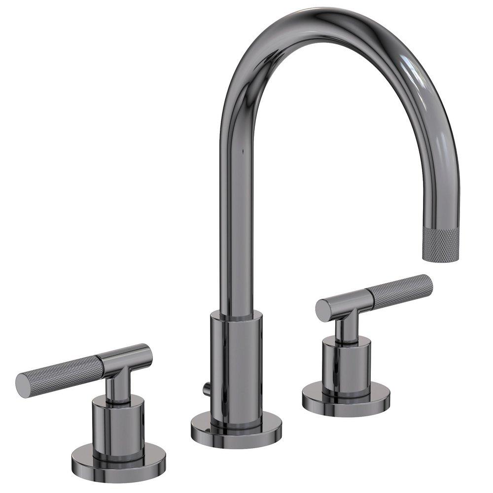 WIDESPREAD LAVATORY FAUCET MIDNIGHT CHROME 