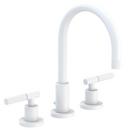 WIDESPREAD LAVATORY FAUCET MATTE WHITE 
