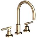 Two Handle Widespread Bathroom Sink Faucet in French Gold - PVD