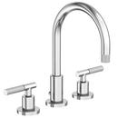 Two Handle Widespread Bathroom Sink Faucet in Polished Chrome 