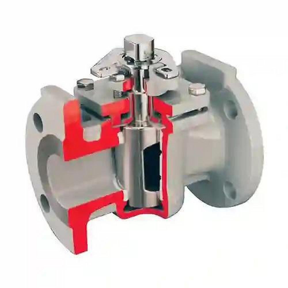 Durco-Brand of Flowserve 300# RF FLG Monel PTFE Plug Valve with Wrench Operator HF ALKY Monel Body, Monel Plug, PTFE Sleeve, Quality Plan CM2678 