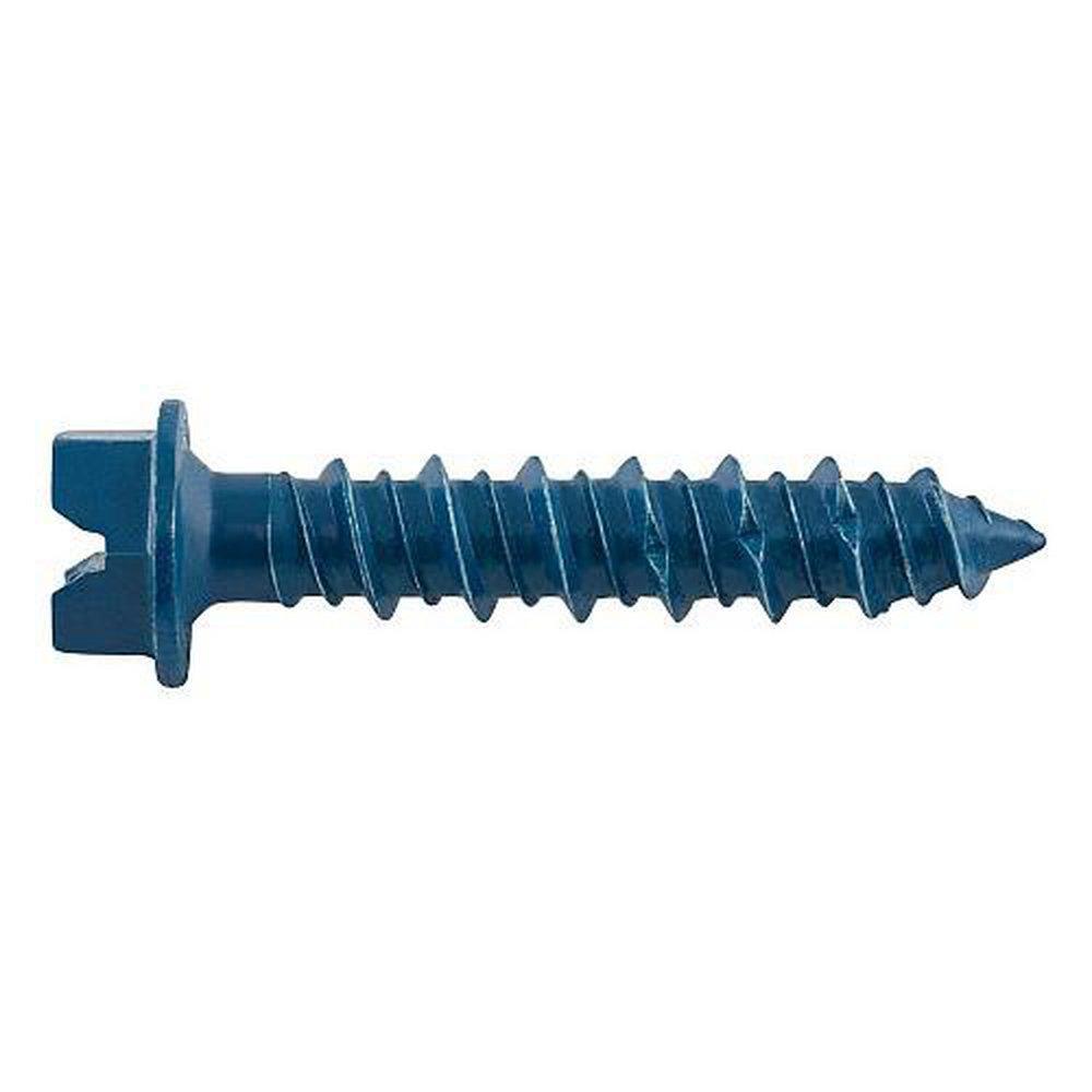 1/4 x 3-3/4 in. Blue Hex Head ULTRACON Concrete Anchor Screws (Box of 100) 