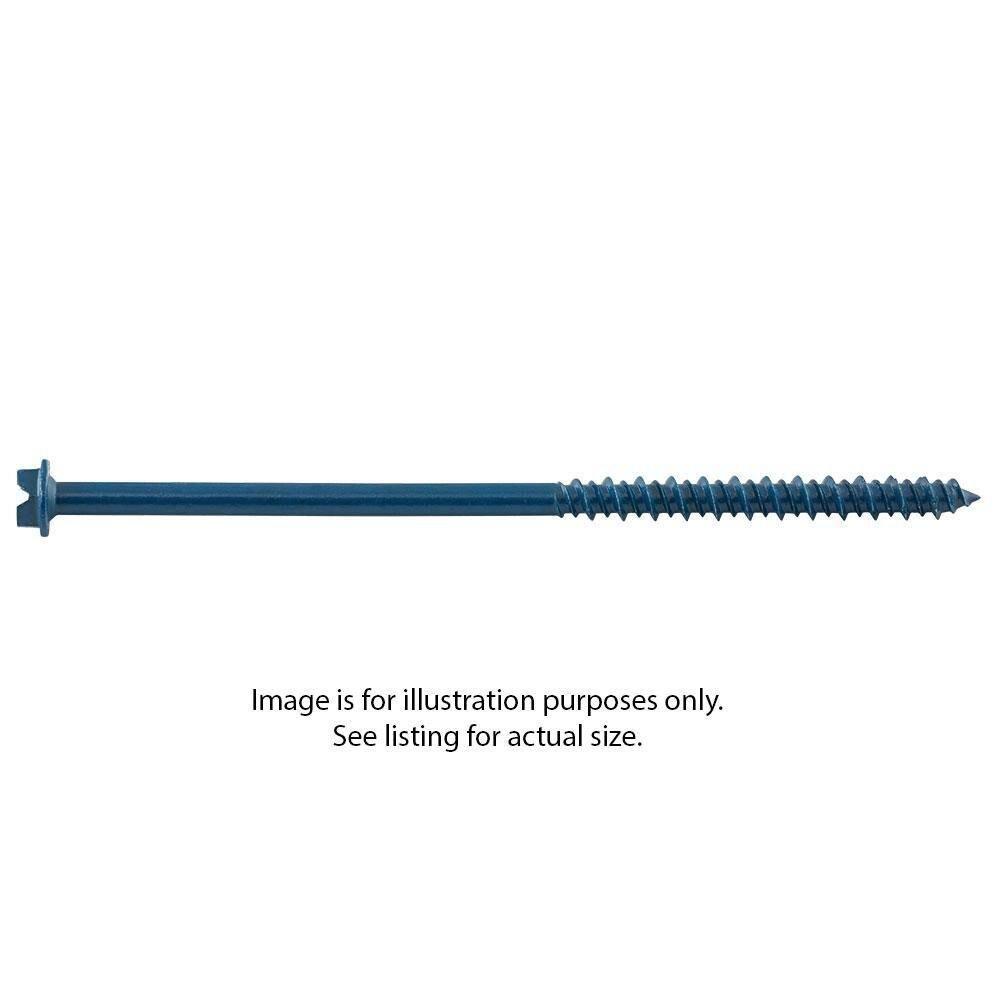 1/4 x 3-3/4 in. Blue Hex Head ULTRACON Concrete Anchor Screws (Box of 100) 