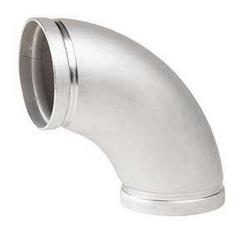 2-1/2 in. Grooved Schedule 10 304L Stainless Steel 90 Degree Long Radius Elbow