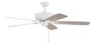 Craftmade White 52 in. 5-Blade Indoor Ceiling Fan 