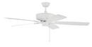 Craftmade White 52 in. 5-Blade Indoor Ceiling Fan 