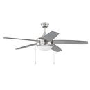 Craftmade Brushed Polished Nickel 52 in. 5-Blade Indoor Ceiling Fan 