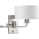 1-LT BN SL SHADE WALL LIGHT 