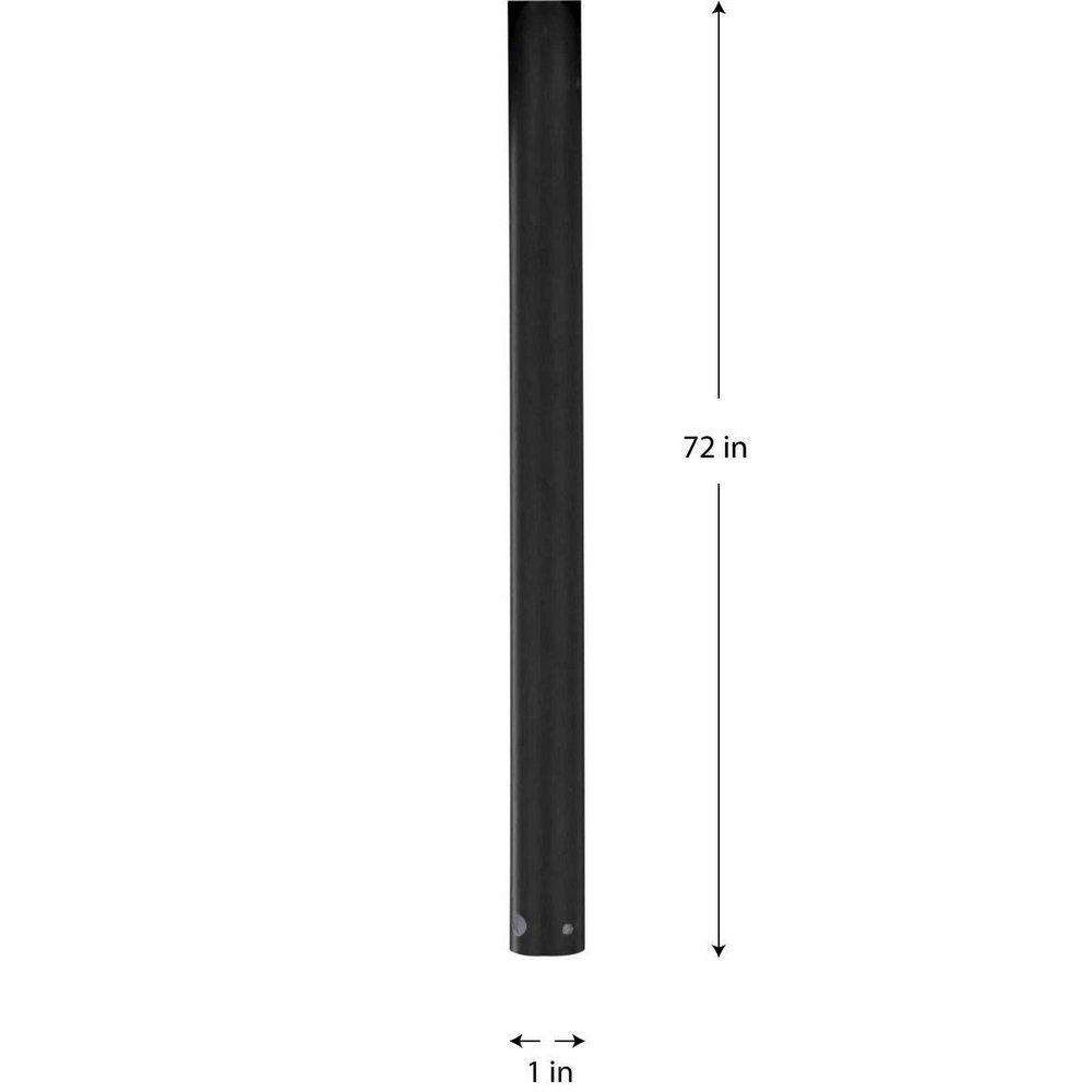 72-IN BLACK ACCES CEILING FAN DOWNROD 