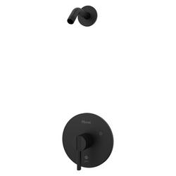 Single Handle Shower Faucet in Matte Black (Trim Only)
