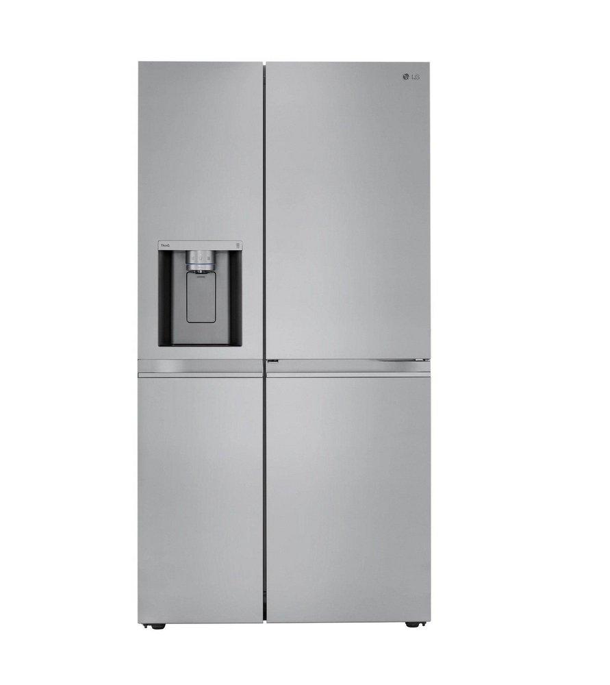 LG Electronics Stainless Steel 35-7/8 in. 27 cu. ft. Side-By-Side Refrigerator 