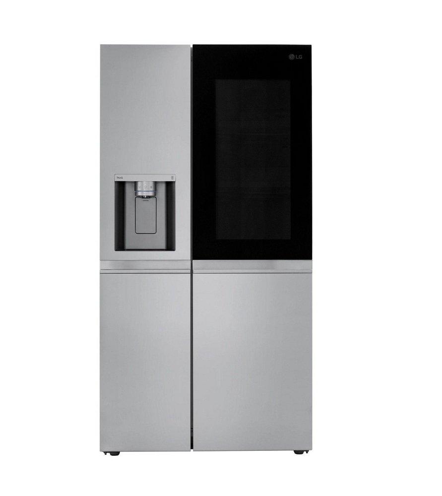 LG Electronics Stainless Steel 35-7/8 in. 27 cu. ft. Side-By-Side Refrigerator 