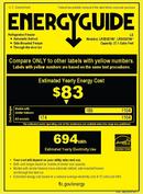 LG Electronics Stainless Steel 35-7/8 in. 27 cu. ft. Side-By-Side Refrigerator 