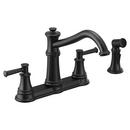 Moen Matte Black Two Handle Kitchen Faucet 