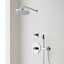 Two Handle Single Function Shower System Set in Polished Chrome