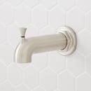 Signature Hardware Brushed Nickel Single Handle Single Function Bathtub & Shower Faucet 