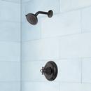 Single Handle Multi Function Shower Faucet in Matte Black Trim Only