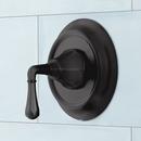 Single Handle Pressure Balance Valve Trim Set in Matte Black - 1/2 in. Valve Included