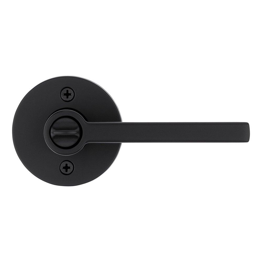 HALIFAX ROUND KEYED ENTRY LEVER WITH SMARTKEY SECURITY MATTE BLACK 