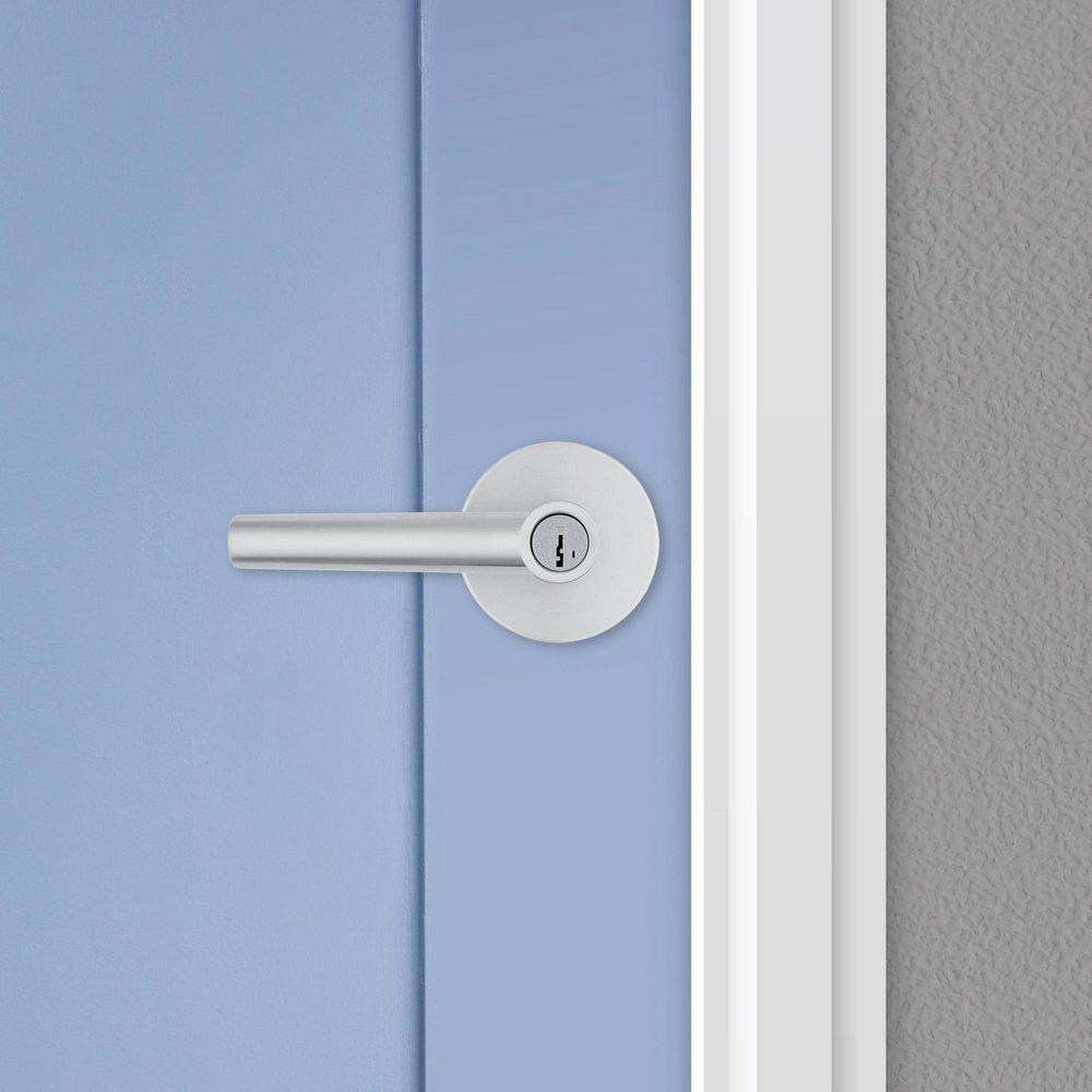 Kwikset Satin Chrome Keyed Lever 