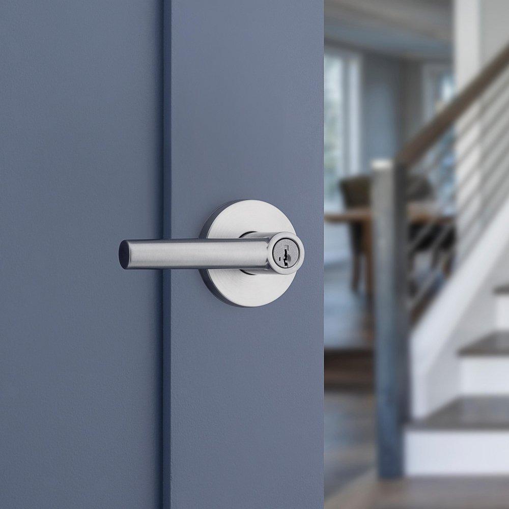 Kwikset Satin Chrome Keyed Lever 