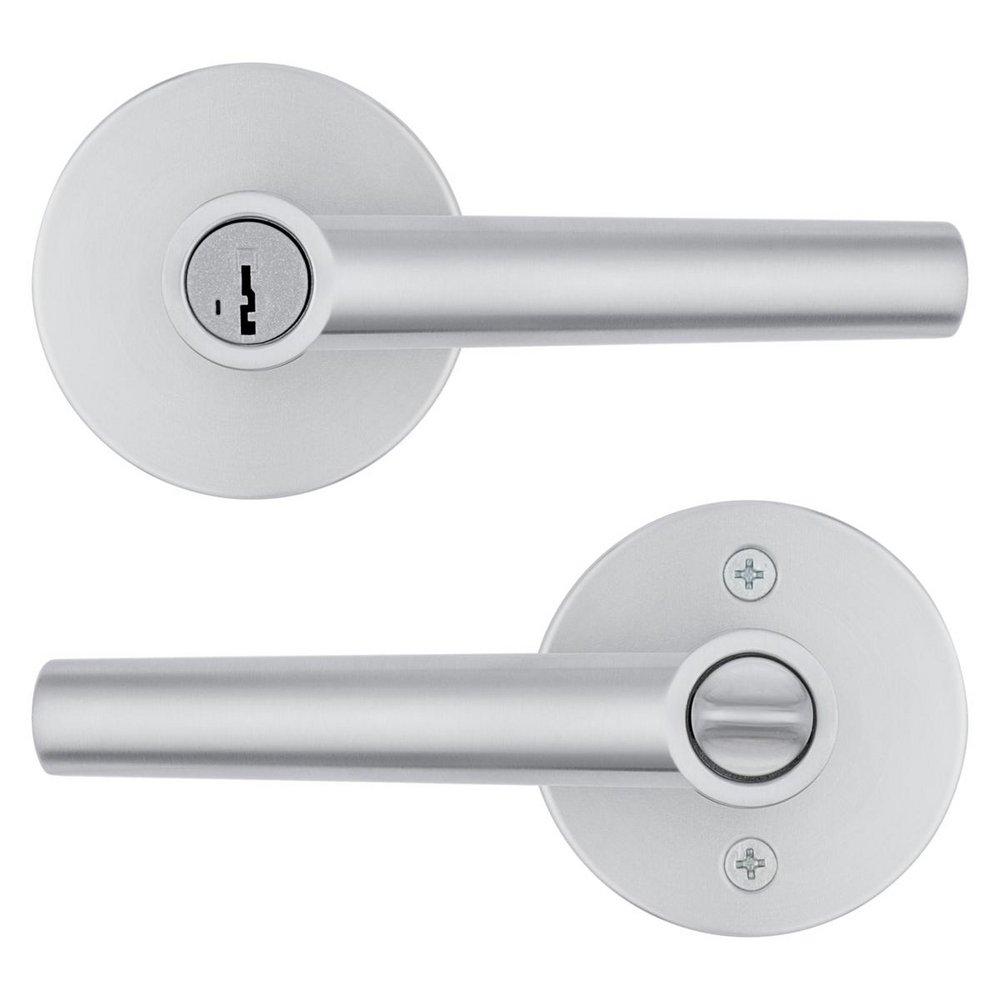 Kwikset Satin Chrome Keyed Lever 