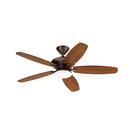 52 in. 5-Blade Indoor or Outdoor Ceiling Fan in Satin Natural Bronze