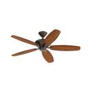 52 in. 5-Blade Indoor or Outdoor Ceiling Fan in Satin Natural Bronze