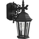 Progress Lighting Textured Black 13-1/16 x 6-1/4 in. 26W 1-Light Outdoor Wall Lantern 