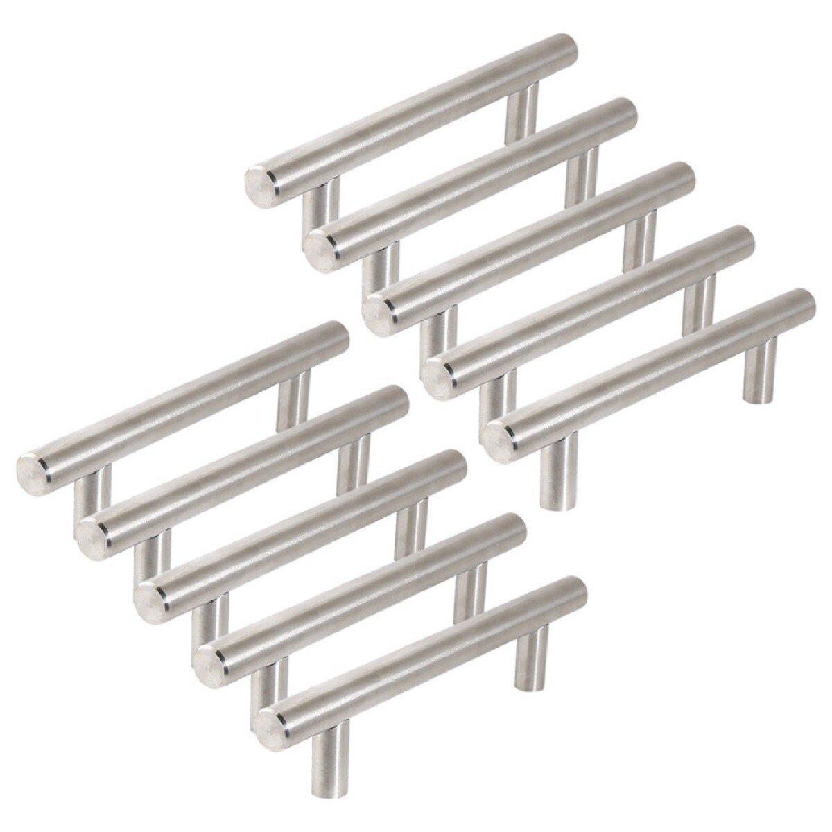 Design House Satin Nickel Cabinet Bar Pull (Pack of 10) 